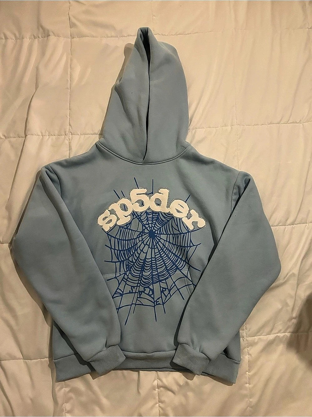 A Bathing Ape Graphic Hoodie in Blue Size Medium